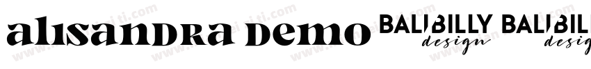 Alisandra Demo字体转换